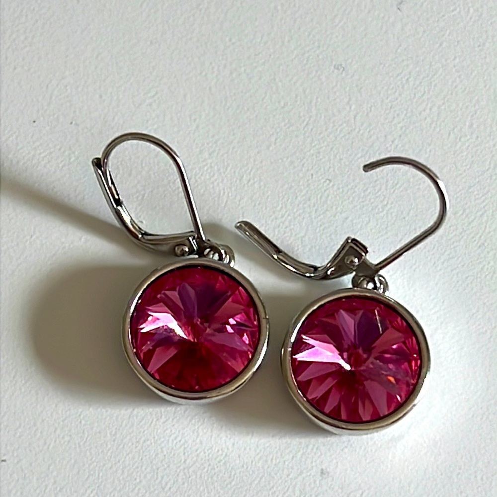 Touchstone Crystal by Swarovski Lulu earrings in Rose